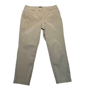 Talbots Dress Pants Women’s Size 8 Heritage khaki ankle cropped